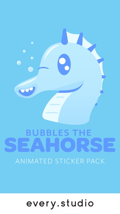 Bubbles The Seahorse