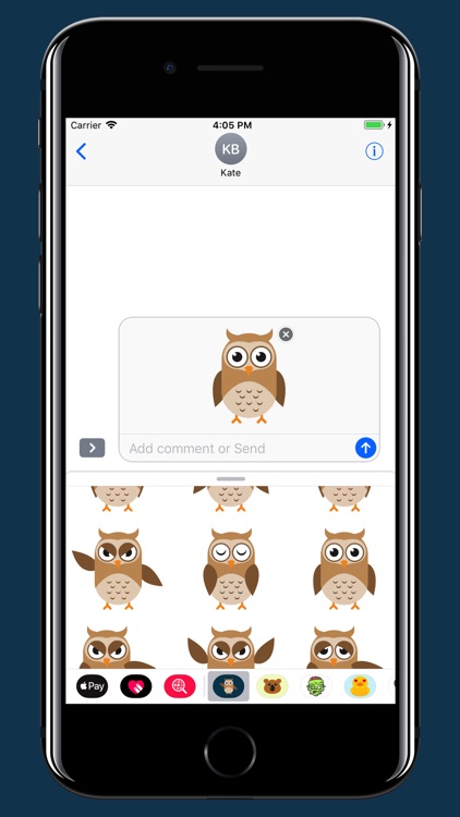 Owl Emoji - Cute Smiles screenshot-3