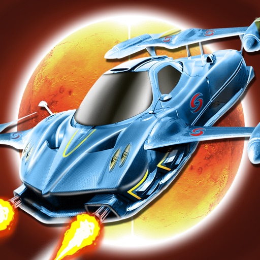 Mars Bike Space Race Extreme Car Racing Game Icon