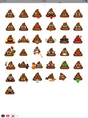 poop emoji stickers - cute poo iPad Captures Décran 2