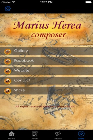 Marius Herea, composer screenshot 4