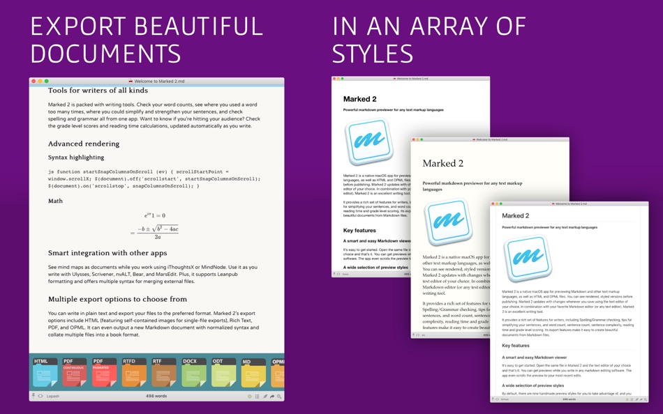 #3. Marked 2 - Markdown Preview (macOS) 게시자: Brett Terpstra