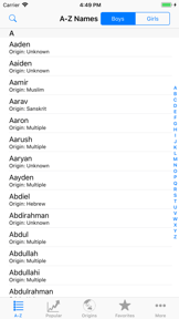 Baby Names Generator Pro+ screenshot
