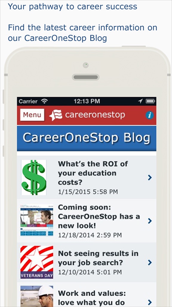 【图】CareerOneStop Mobile(截图3) 【图】CareerOneStop Mobile(截图3)