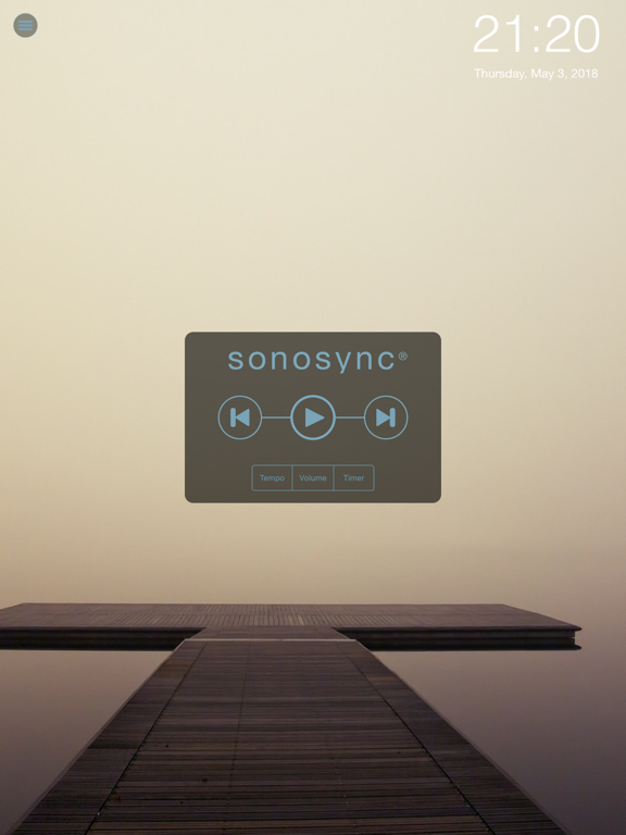 Sonosync - Relaxing music iPad screenshot 1 - Health & Fitness app