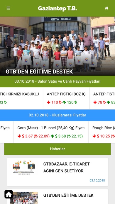 Gaziantep Ticaret Borsası V2 app screenshot
