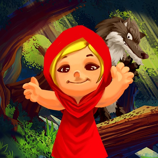 Red Riding Hood Storybook tale icon