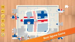 Jigsaw Puzzle National Flag FI screenshot #2 for iPhone