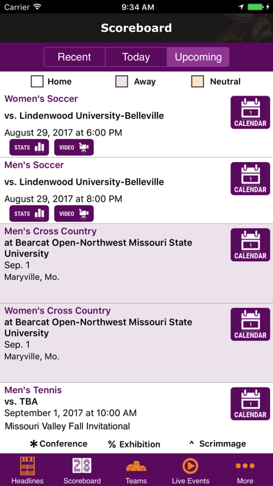 Missouri Valley Athletics Screenshot 3 - AppWisp.com Missouri Valley Athletics Screenshot 3 - AppWisp.com