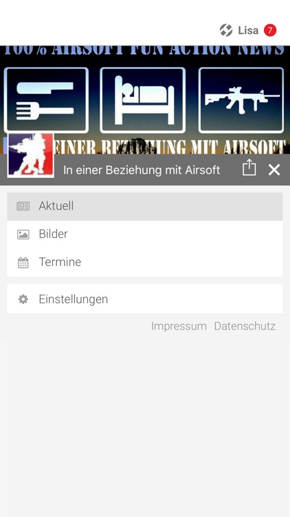 In einer Beziehung mit Airsoft