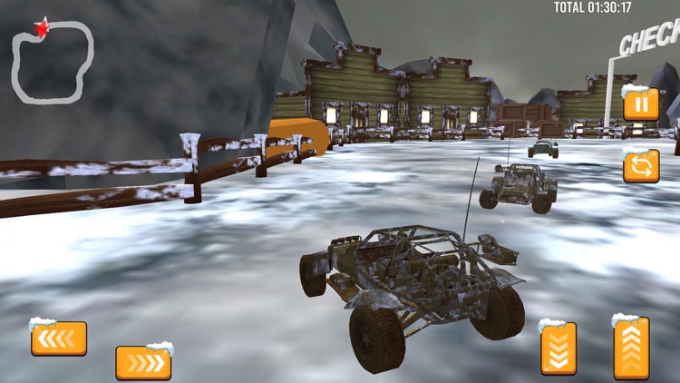 Snow Buggy Car Quad Race screenshot-3