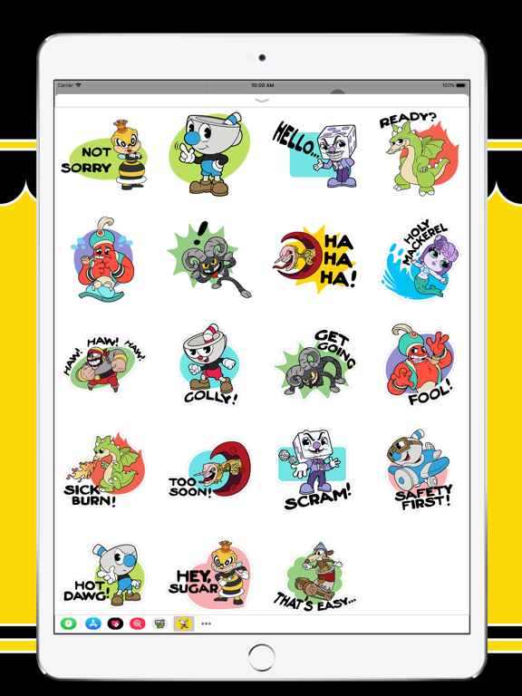Screenshot #6 pour Cuphead Stickers