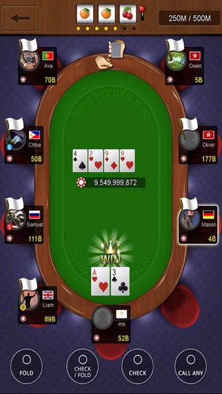 Screenshot #1 pour Texas Holdem Poker-King