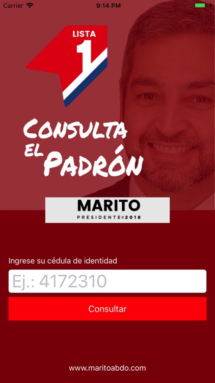 Consulta Padrón 2018