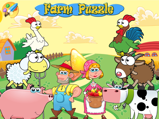 ‎Farm Animals - Puzzle for kids Screenshot