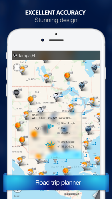 Weather Travel Map Screenshot