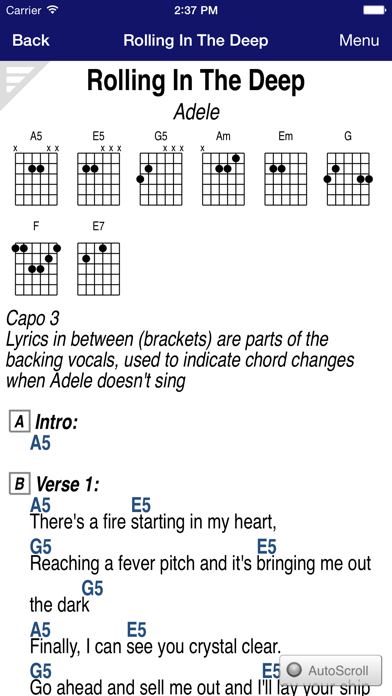 GuitarTapp PRO - Tabs & Chords Screenshot