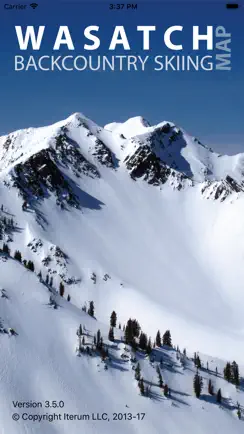 Wasatch Backcountry Skiing Map iPhone image 1