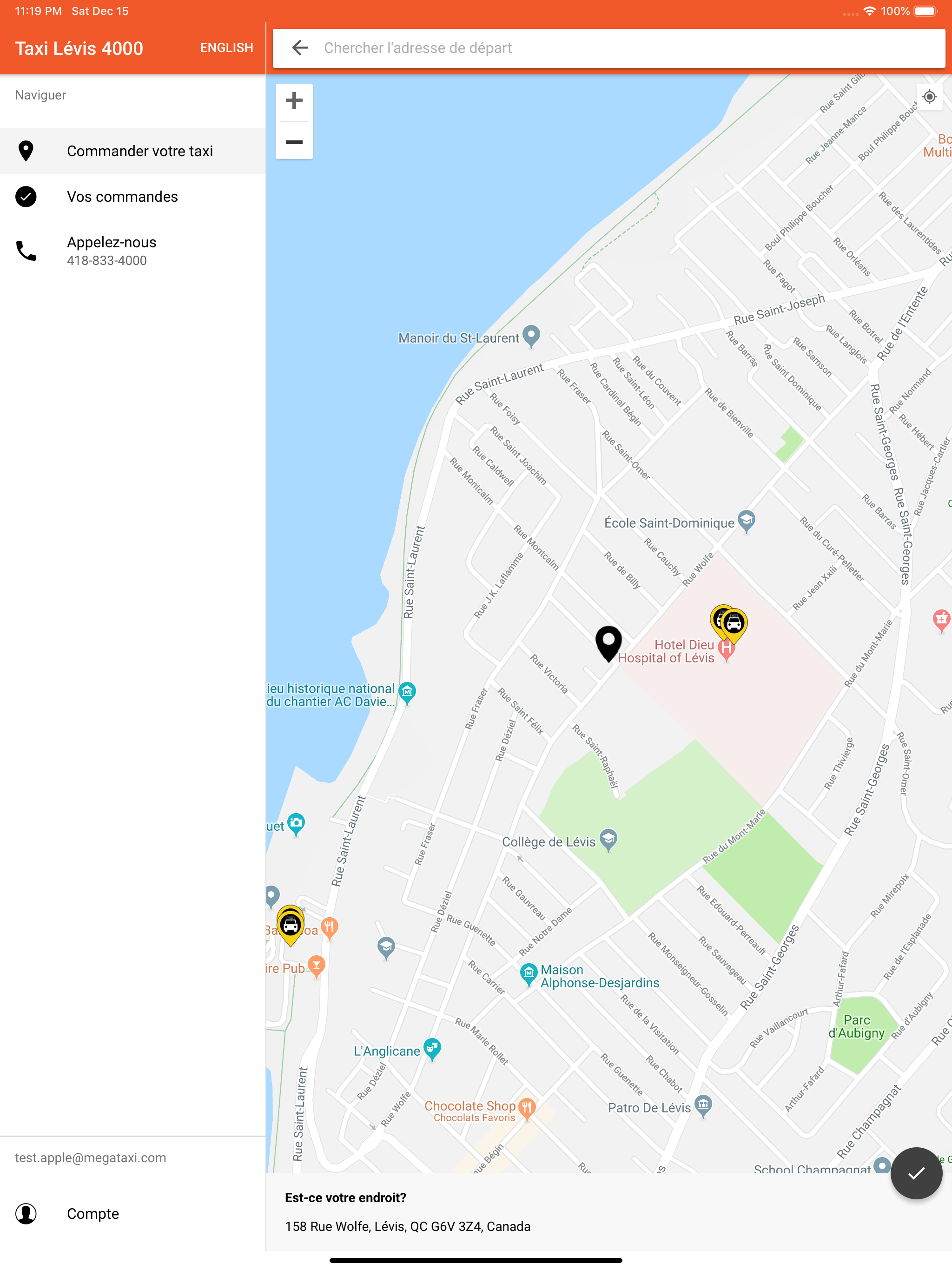 Taxi Lévis 4000 screenshot 4