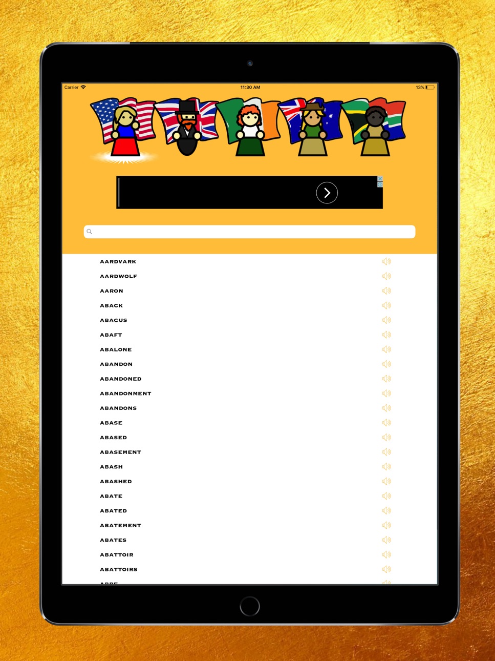 iPad screenshot