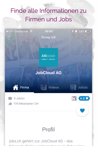 jobs.ch – Jobsuche screenshot 2