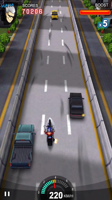 Screenshot #1 pour Racing Moto: Furious