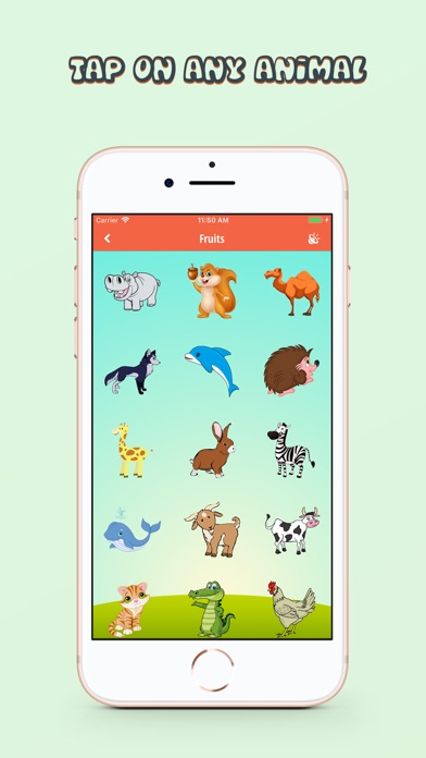 Learn Animal Names in Russian screenshot 2