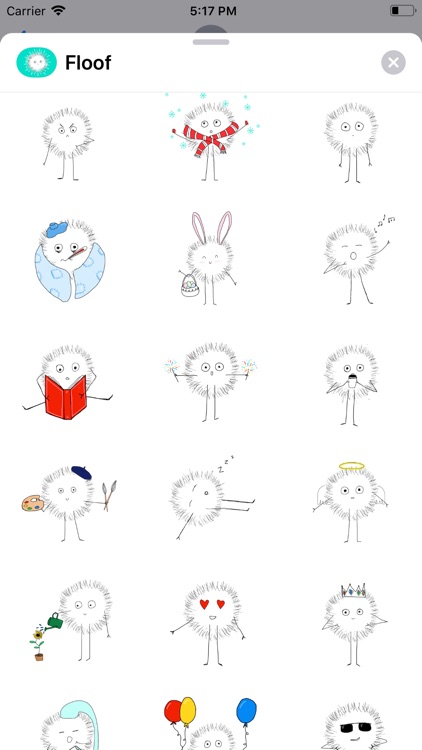 Floof Stickers