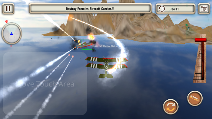 Vintage Plane Flight Simulator