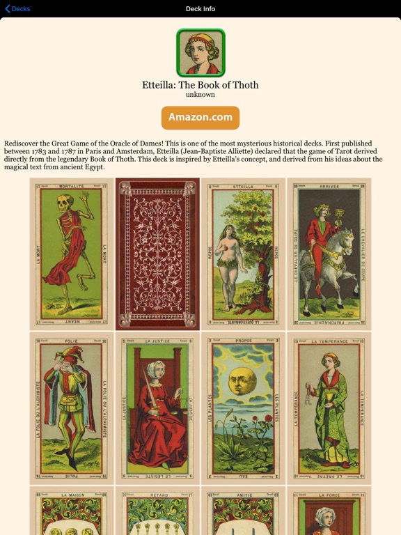 Lo Scarabeo Tarot Collection iPad screenshot 5 - Entertainment app