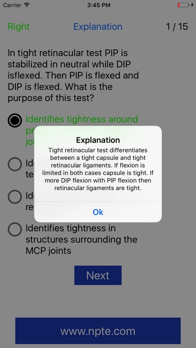 NPTE Exam Review Questions screenshot 3