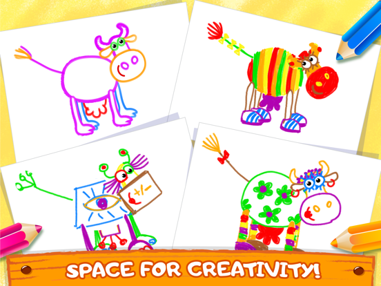 Bini Coloring & Drawing Games iPad screenshot