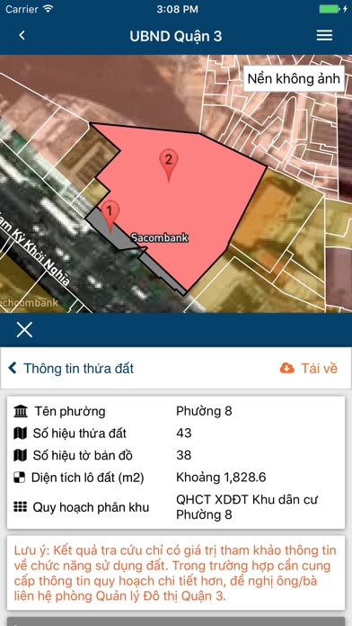 Thông tin quy hoạch Quận 3 screenshot 4