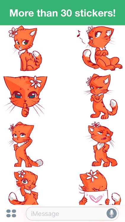 Cute Cat - Beautiful stickers screenshot-3