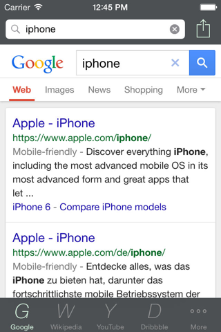Searcher+ (for iPhone & iPad) screenshot 4