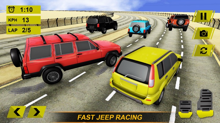 実の4x4 SUVジープレーシング2017