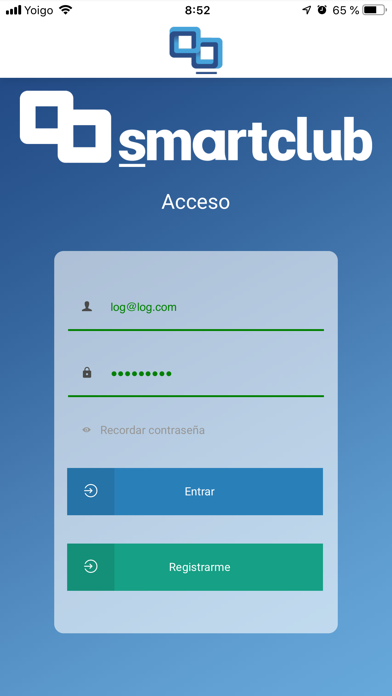 Screenshot #1 pour Gym Smartclub
