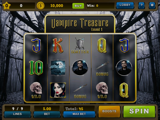 Screenshot #5 pour Vampire Treasure Slots