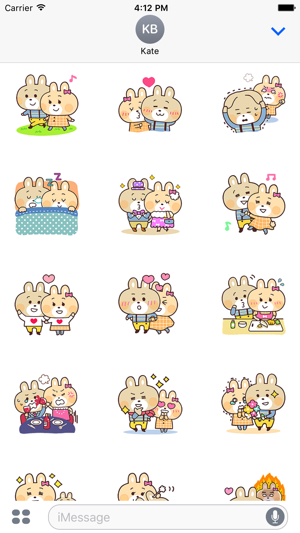 Cute Rabbit Love Animated(圖1)-速報App