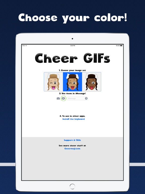Screenshot #5 pour Cheer GIFs Cheerleading Emojis