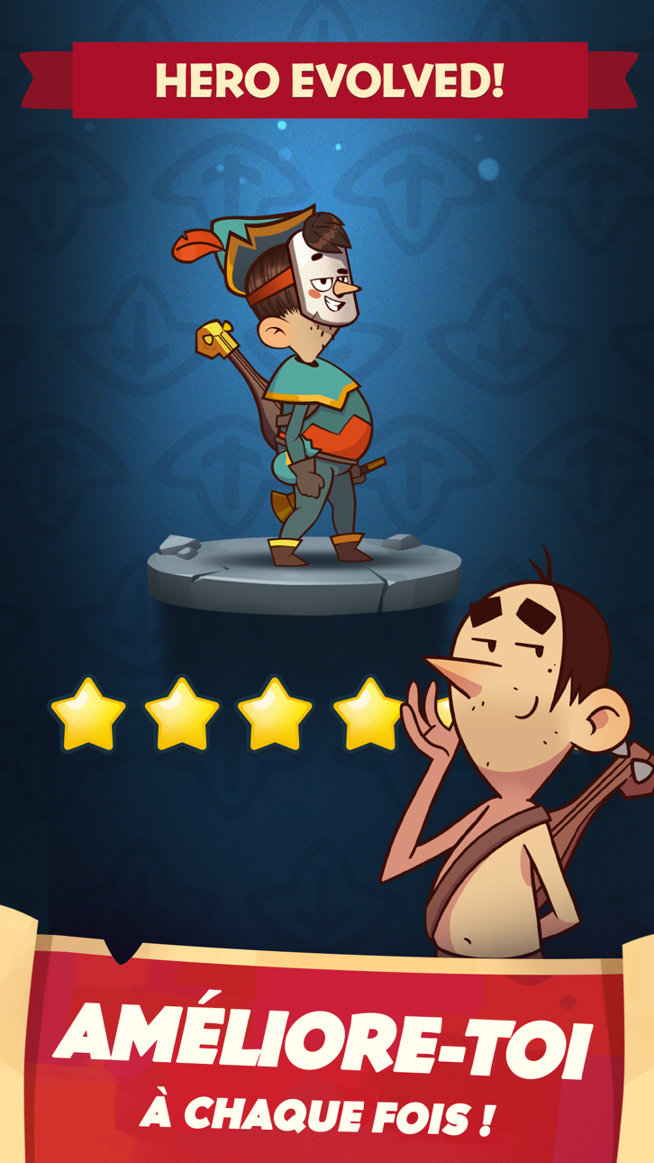 Almost a Hero - Idle Adventure iOS Mod IPA screenshot 5 - iOS game interface