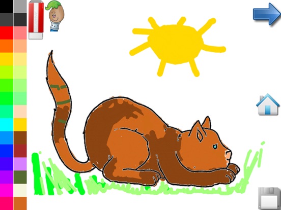 Coloring Book : Cats & Kittens iPad screenshot