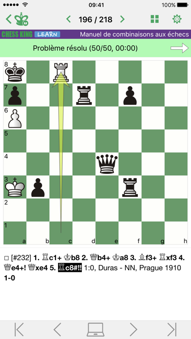 Screenshot #1 pour Manuel combinaisons aux échecs