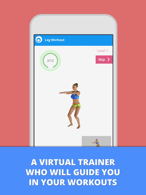 Leg Workouts Lumowell Training iPad screenshot 2 - Health & Fitness app