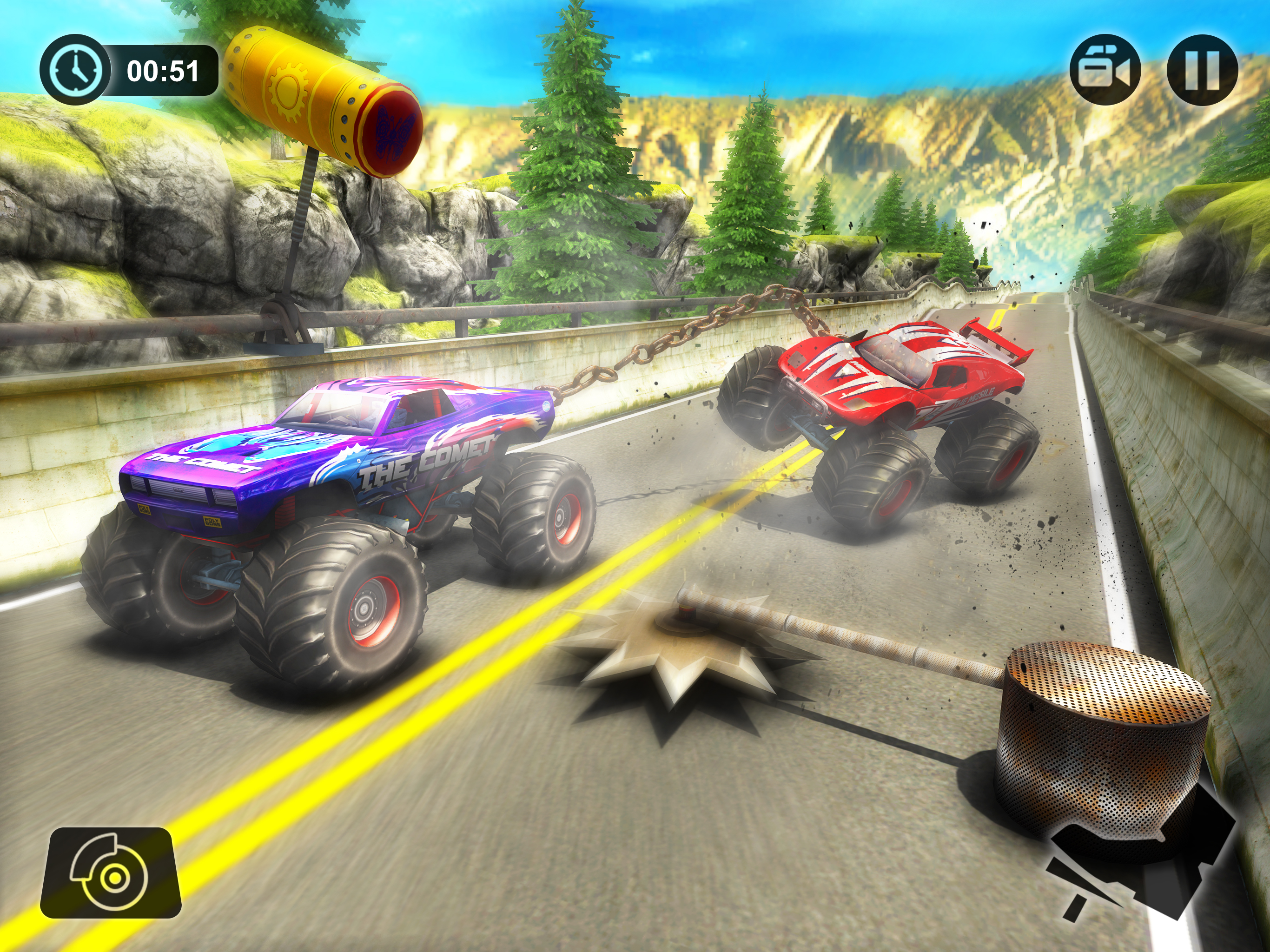 Chained Monster Truck Racing screenshot 9