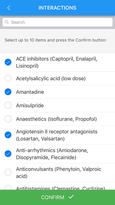 Screenshot #3 pour Drug Interactions BBD