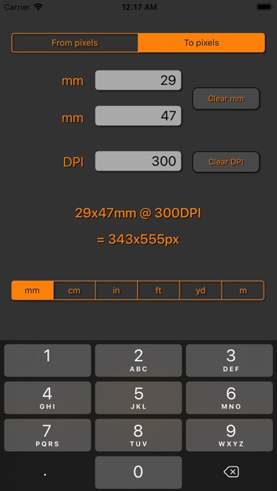 Pixel calculator screenshot 4