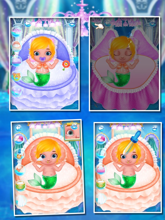 Mermaid Baby Sitter Daycare iPad screenshot