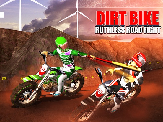 Screenshot #4 pour Dirt Bike Road Fight Racing