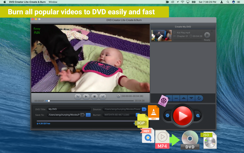 DVD Creator Lite-Create &amp; Burn thumbnail 1